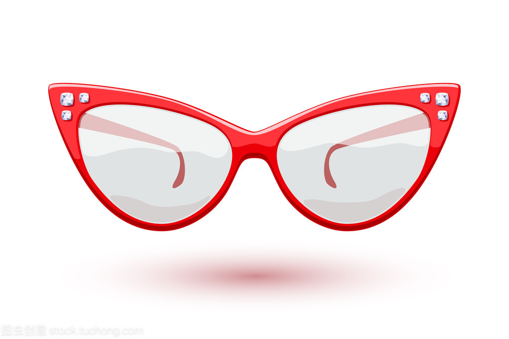 猫咪红眼睛眼镜之谜 可爱与光学的奇妙结合