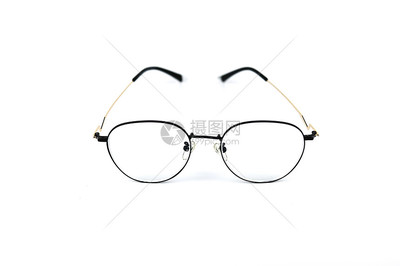 白底金边眼镜高清图片素材免费下载