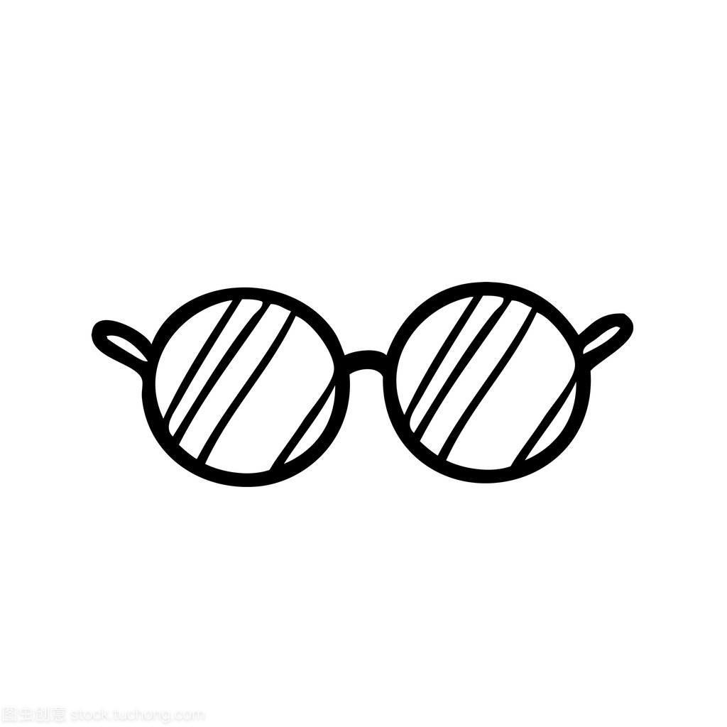 卡通眼镜的矢量图绘制指南